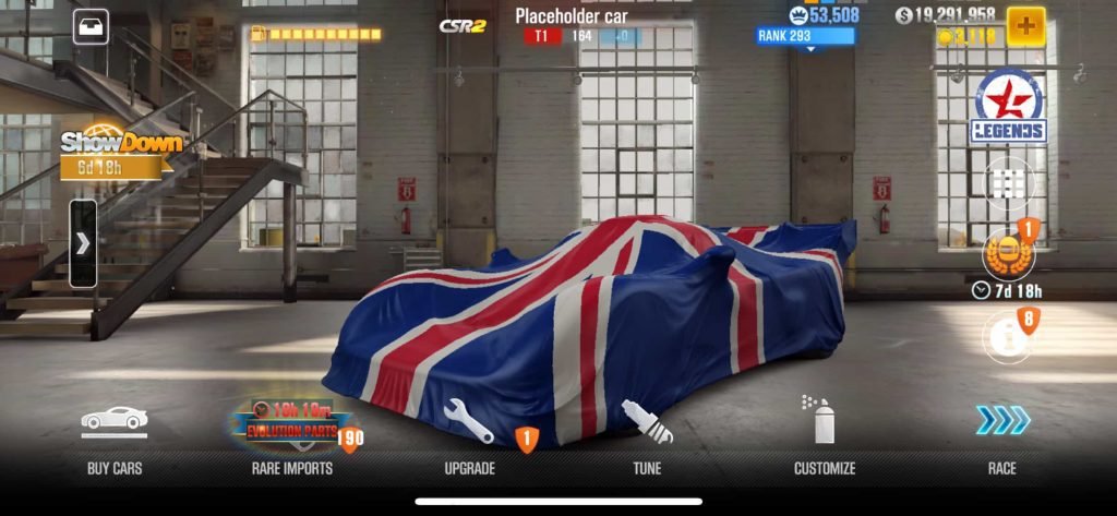 CSR2 PRESTIGE CUP – FULL UPDATE SEASONS 180 – 184