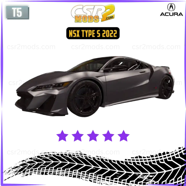 CSR2 2022 NSX TYPE S PURPLE STAR’S - CSR RACING 2 MODS