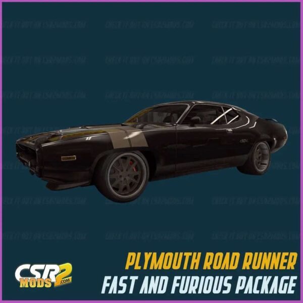 FAST AND FURIOUS 9 PACK - CSR RACING 2 MODS