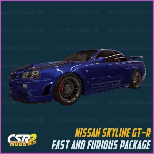 FAST AND FURIOUS 9 PACK - CSR RACING 2 MODS