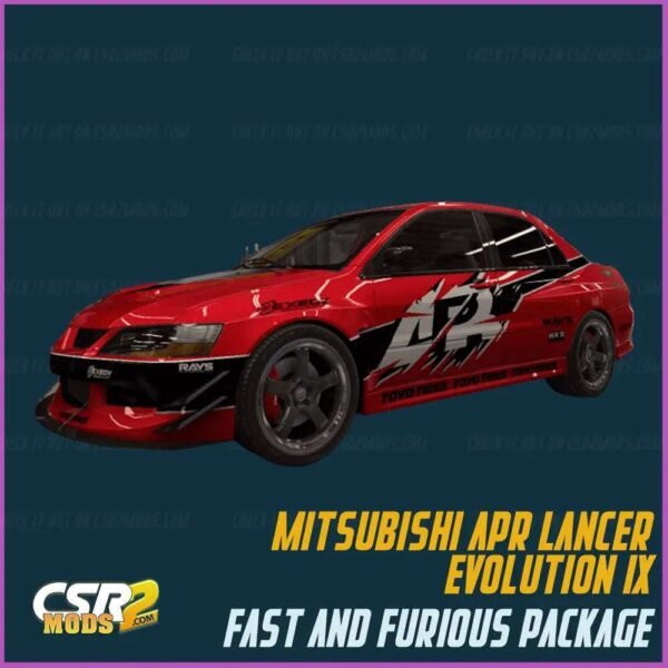 FAST AND FURIOUS 9 PACK - CSR RACING 2 MODS