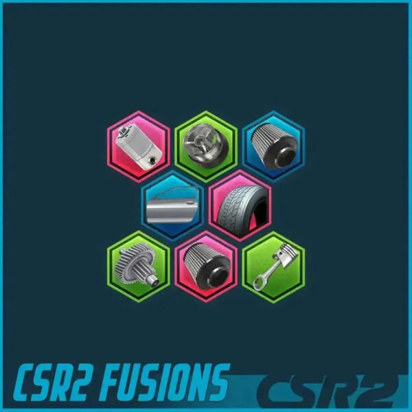 FUSION PARTS UPGRADES - CSR RACING 2 MODS