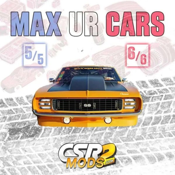 MAX OUT CSR2 CAR - CSR RACING 2 MODS