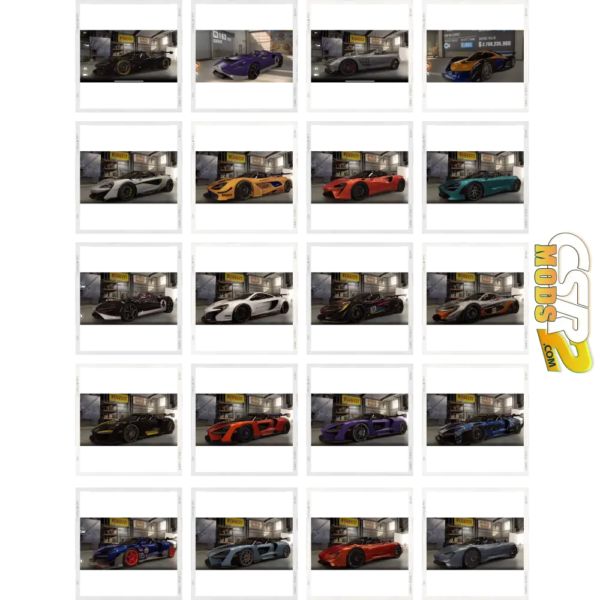 MCLAREN PACK - CSR RACING 2 MODS