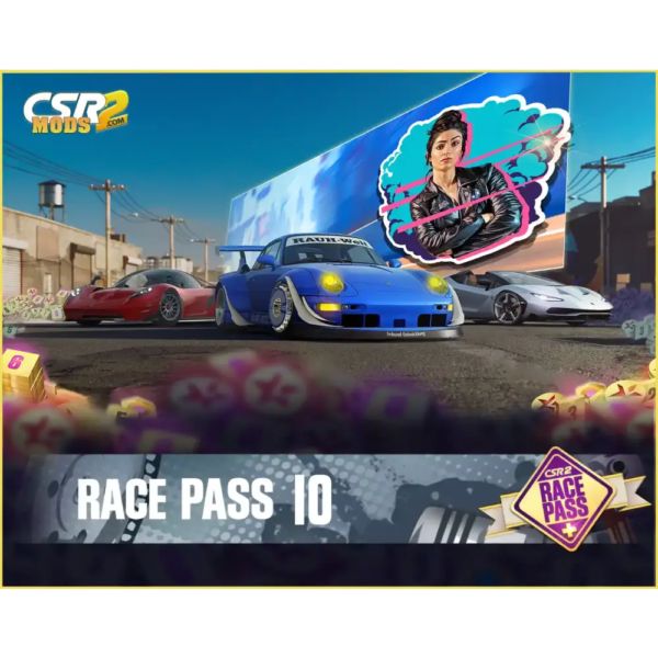 CSR2 RACE PASS SEASON 10 PREMIUM - CSR RACING 2 MODS