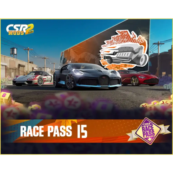 CSR2 RACE PASS SEASON 15 PREMIUM - CSR RACING 2 MODS