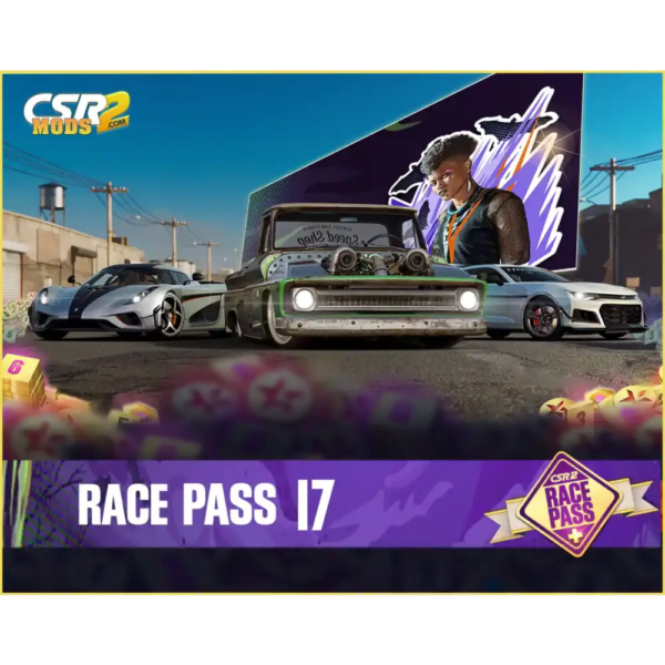 CSR2 RACE PASS SEASON 17 PREMIUM - CSR RACING 2 MODS