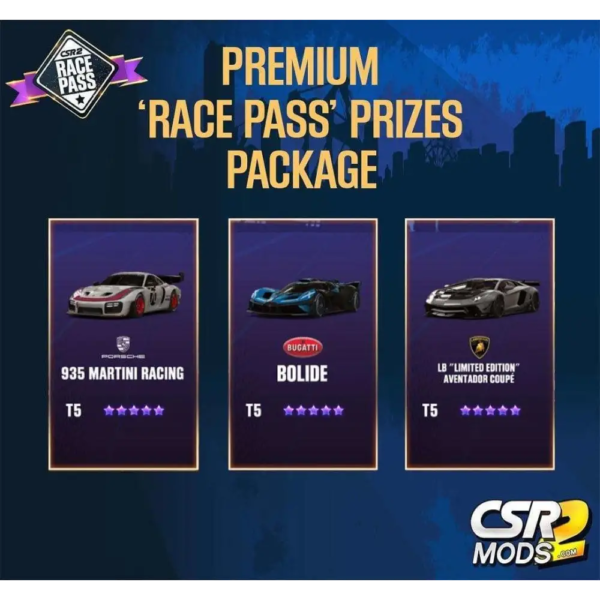 CSR2 RACE PASS SEASON 2 PREMIUM - CSR RACING MODS