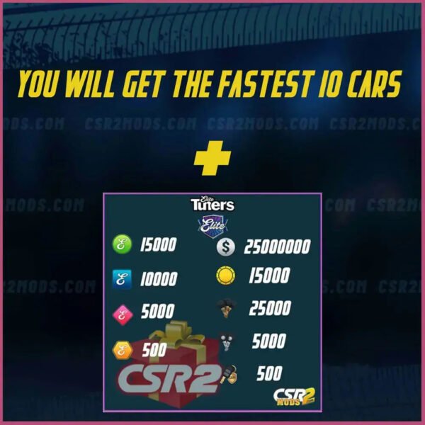 THE TOP 10 FASTEST CARS IN CSR2 RACING 2023 OFFER - CSR